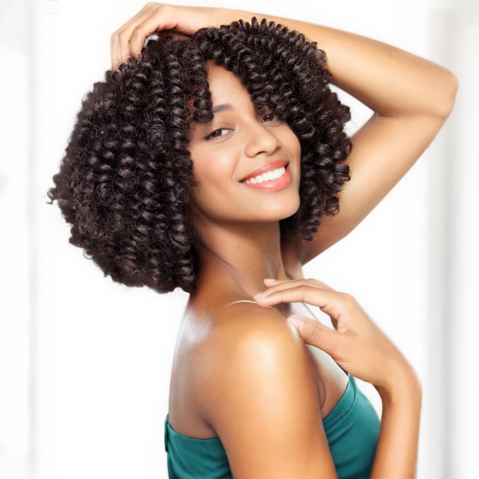 Amazon.com : MIMAN 3 Packs 20 Inch 12MM Short Curly Crochet Hair